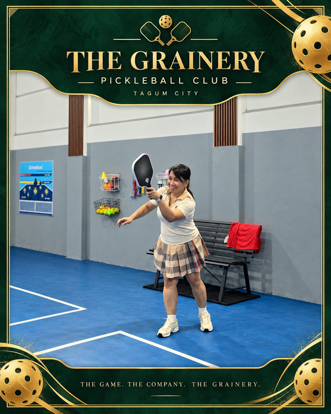 Actual Grainery branded promotional graphic from project files.